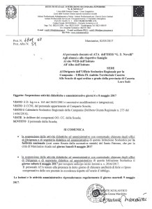 Sospensione Attività Didattiche e Amministrative 6-8 Maggio 2017