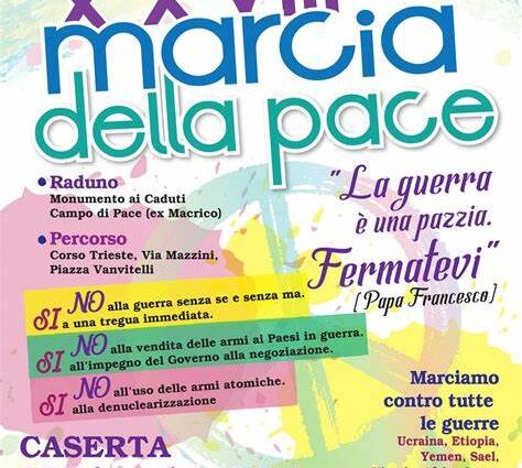 XXVIII Marcia della Pace - Caserta 17 12 2022