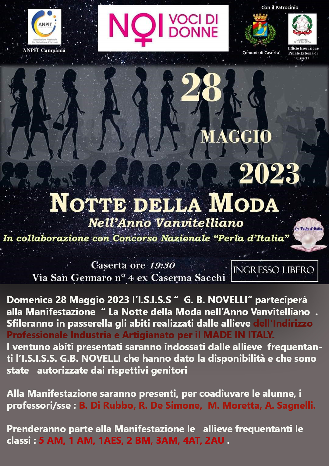 la notte della moda