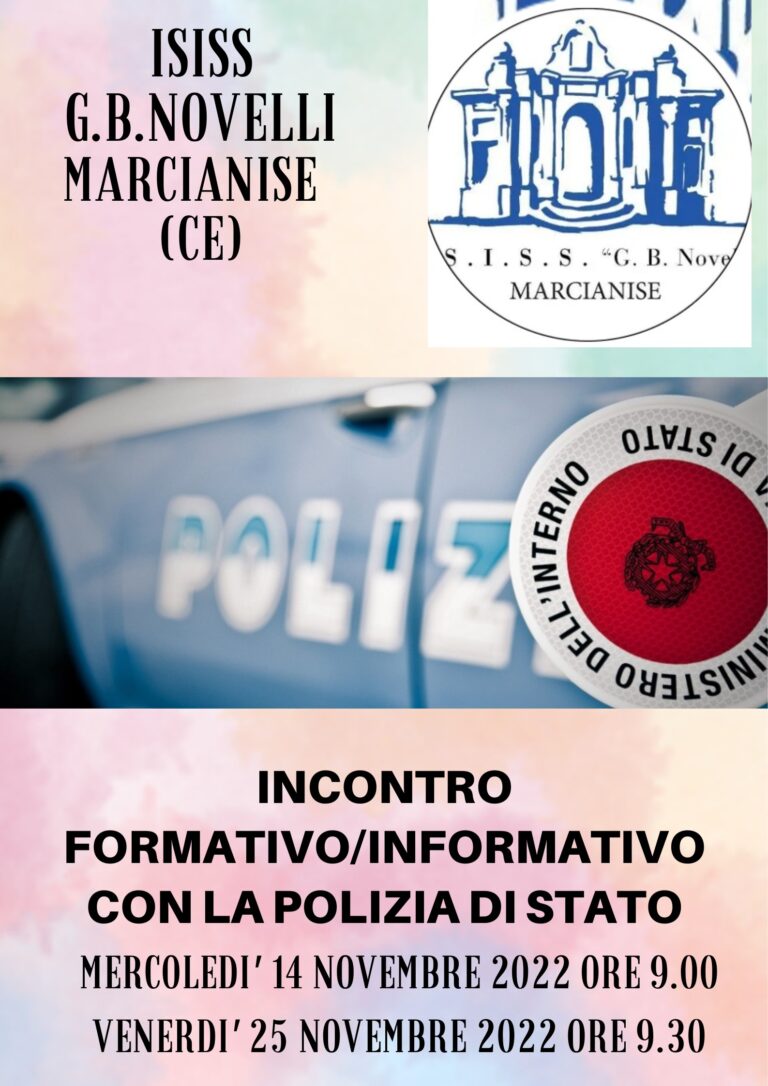 Incontro con la Polizia di Stato