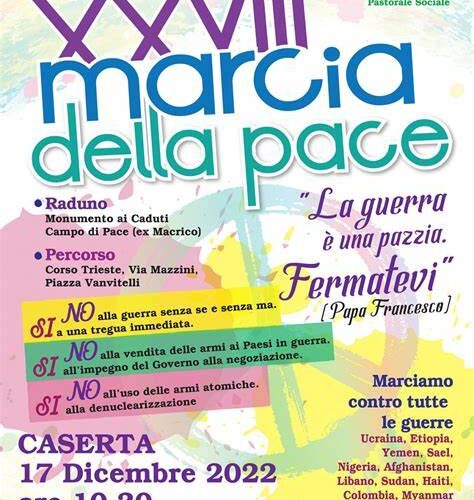 XXVIII Marcia della Pace - Caserta 17 12 2022