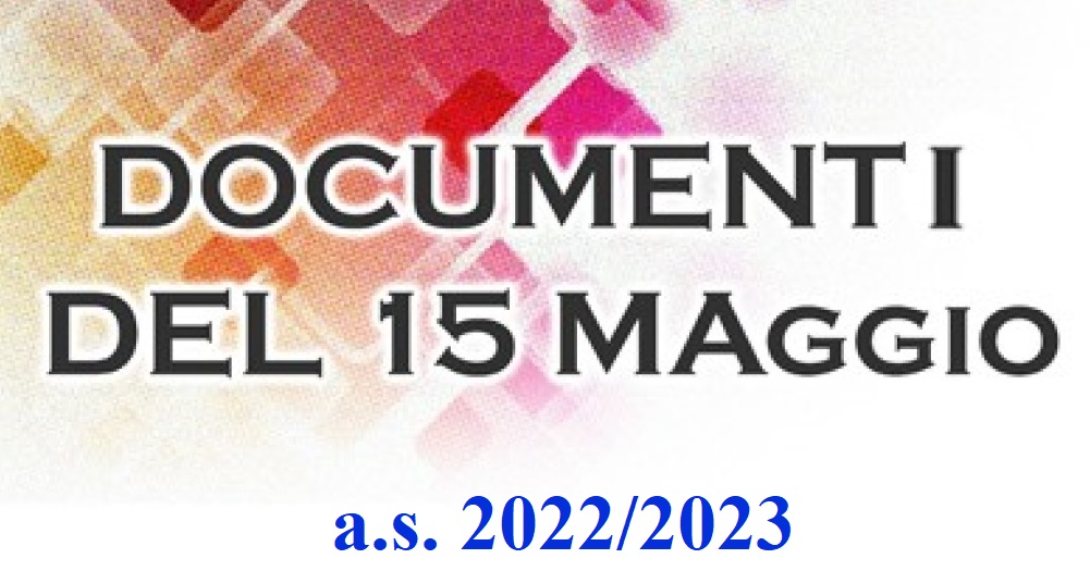 Documenti 15 maggio